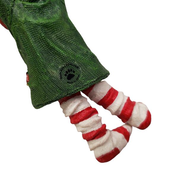 HoHoHo Hanging Moose Boyds Bears Resin Ornament #25016 Christmas Ornament - Picture 7 of 12